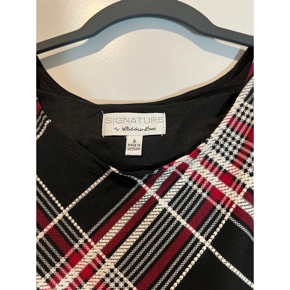 Black/Red/White Signature Dress | Size S - Picture 3 of 3